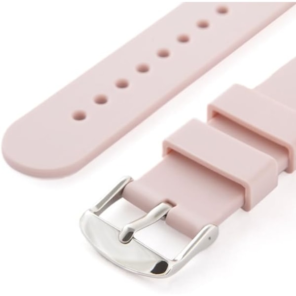 rose Straps - Fargerik gummireim til klokke - Erstatning i silikon