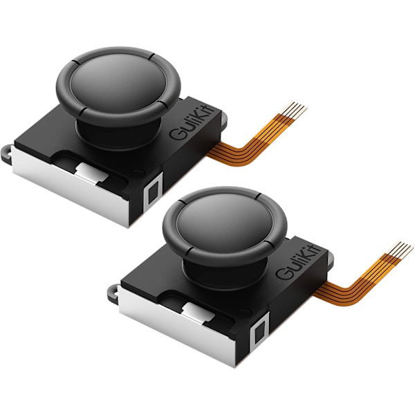 Guli Switch Joystick-erstatningssett, uten drift, Hall-effekt Joystick for Switch Joycon, OLED Switch Joycon og