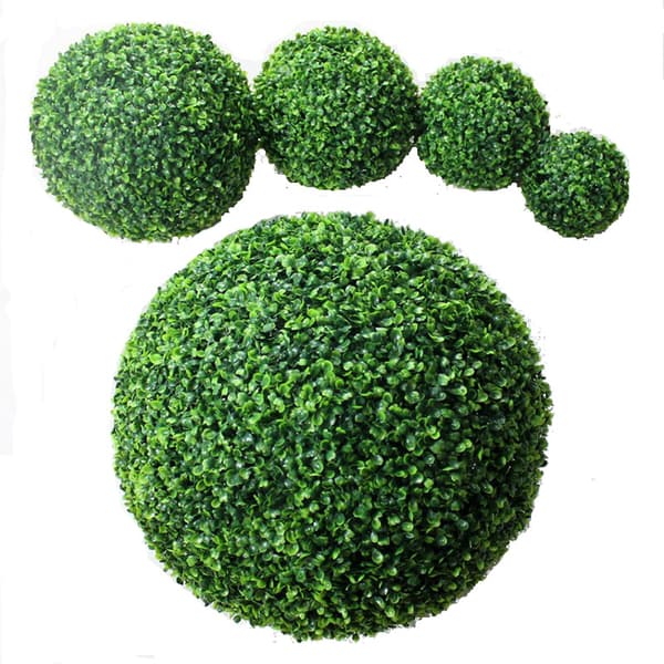 Kunstig plante, Høj Simulation Græs Bold Plastik Græs Bold