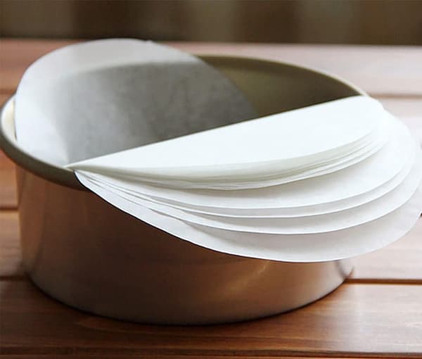 500 Ark Ikke-Klistrende Diameter 15cm (6 Tommer) Rundt Bakepapir,
