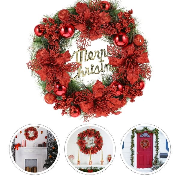 1 Julepynt Hengepynt 30cm Julekrans Jul