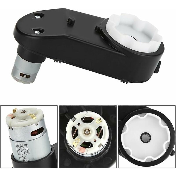 12V 16000Rpm Rs390 Elektrisk Motorväxellåda För Barnbil Leksak