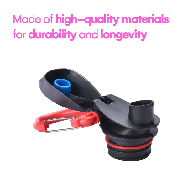 Expandable plastic water bottle with hiking clip