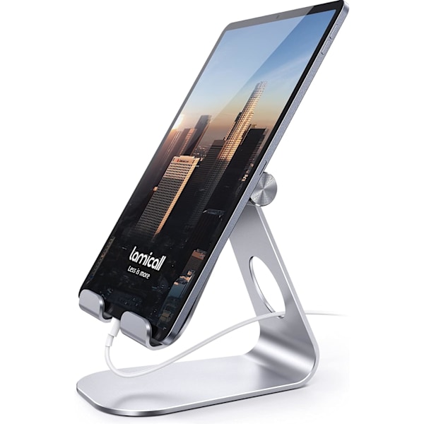 Tablettstativ, Justerbar Tablett Holder - Stativ for Skrivebord Kompatibel med 4-13\" Tabletter som iPad Pro 11