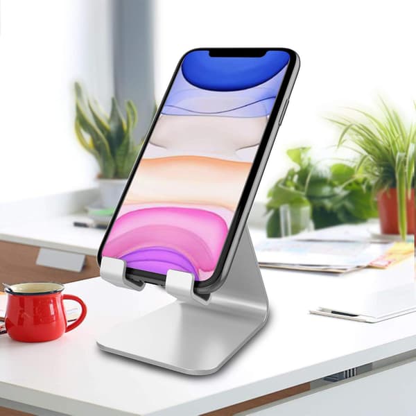 Telefonholder, Cradle Aluminium Skrivebordsstativ