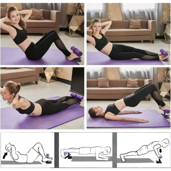 Bærbar Sit-Up Stang Tilbehør Bærbar Sugkop