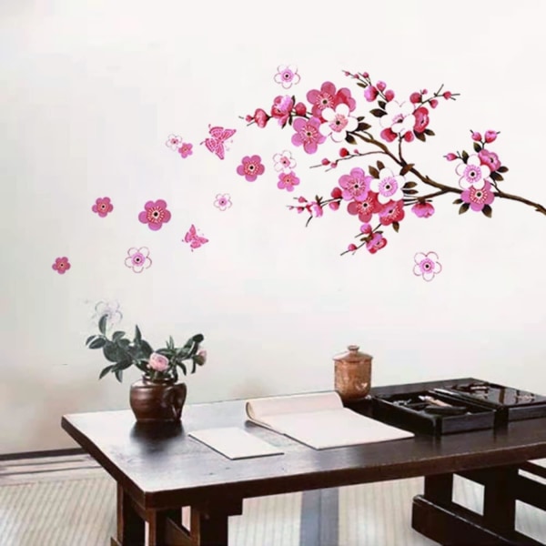 Sakura Blossom Wall Stickers - Avtagbart Cherry Blossom Tree