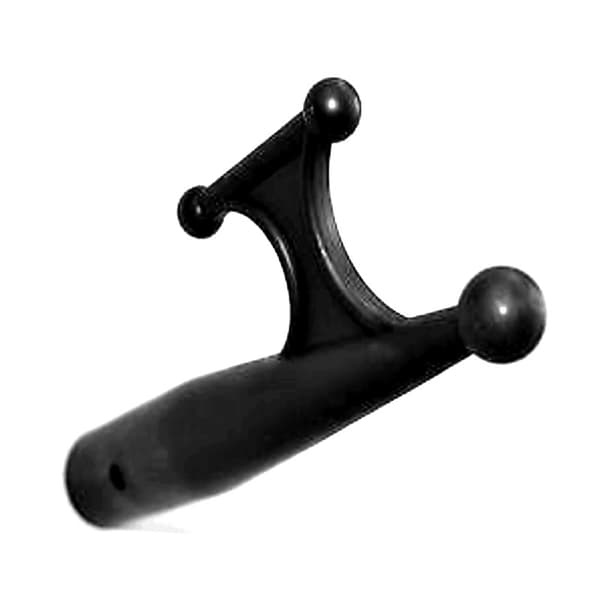 Udskiftningskroghoved i sort nylon, 2 cm, til båd, båd, yacht