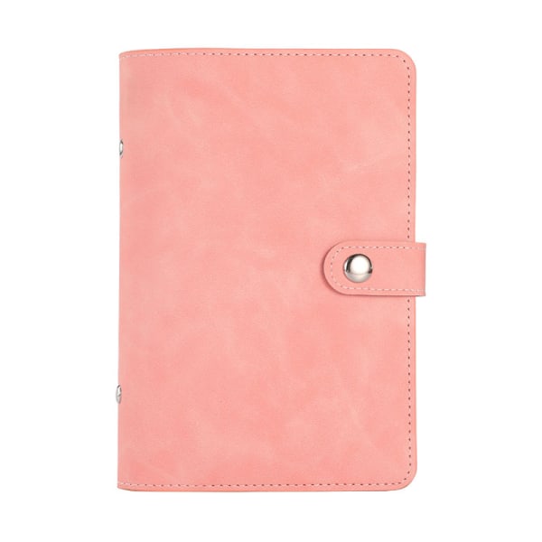 Rosa färg Liten fräsch fickhandbok pärm anteckningsblock kontanter