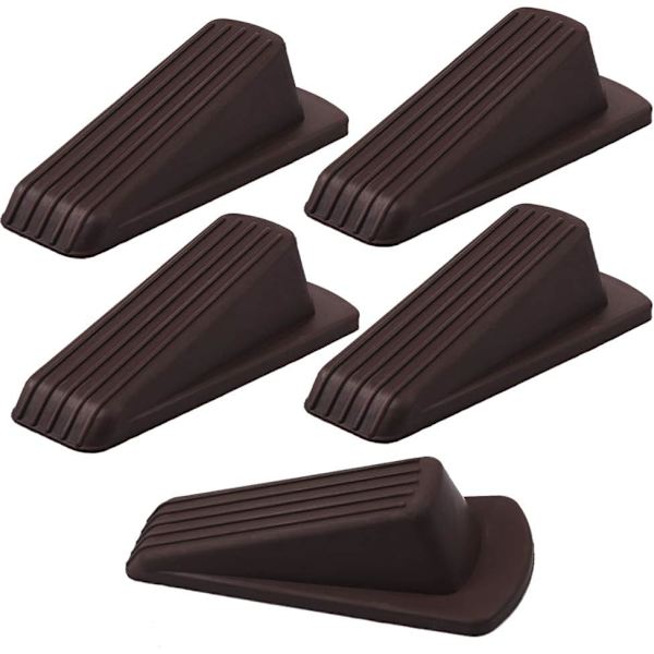 5-pakks Premium Gummistoppere for Dører - Universal Dørkile
