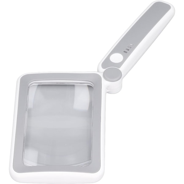 Håndholdt forstørrelsesglass 4X forstørrelse 10 LED-lys