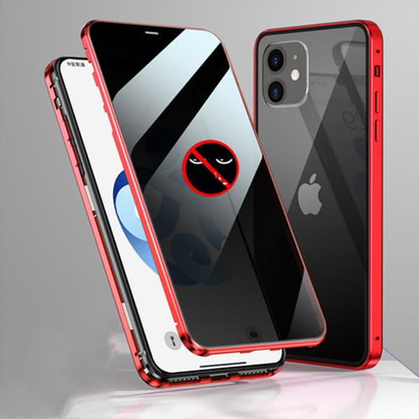 1-pack Anti-Peeping-fodral för iPhone 13 Pro Max, Härdat Glas