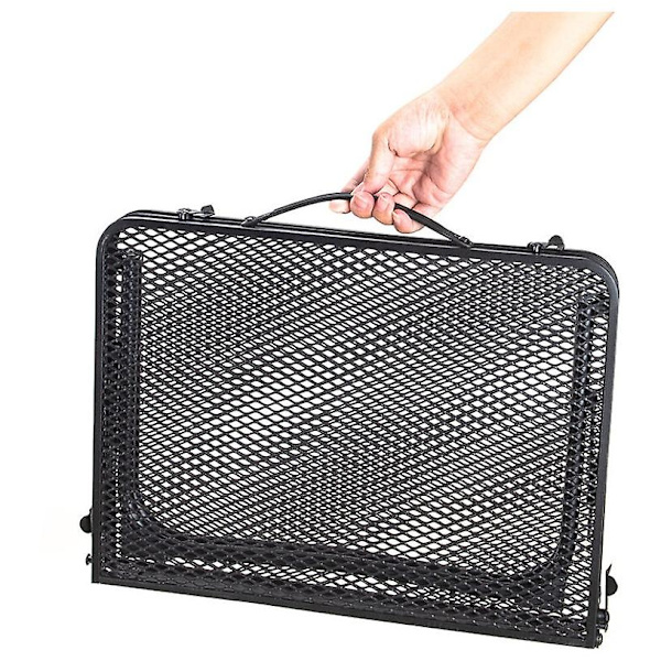 Utomhus hopfällbart bord camping lyftstativ camping bärbar picknick 60*40 med sidobord (skicka förvaringsväska)
