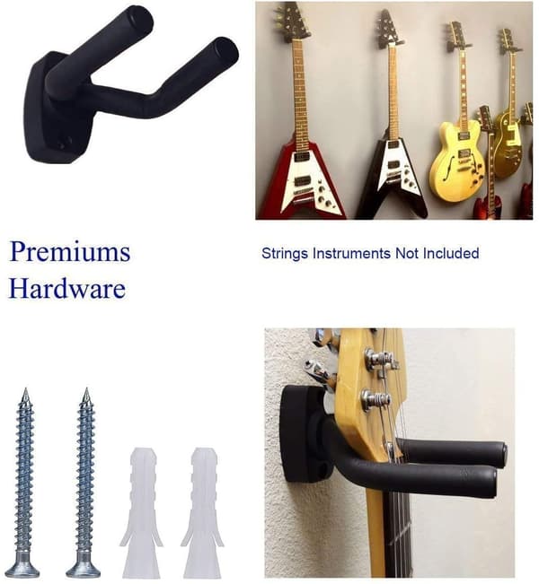2-delt feste som holder gitarveggfestebraketten