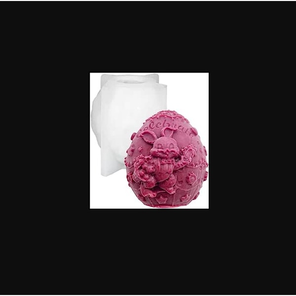 Silikonform for egg- og kaninlys Egg- og kaninlysform