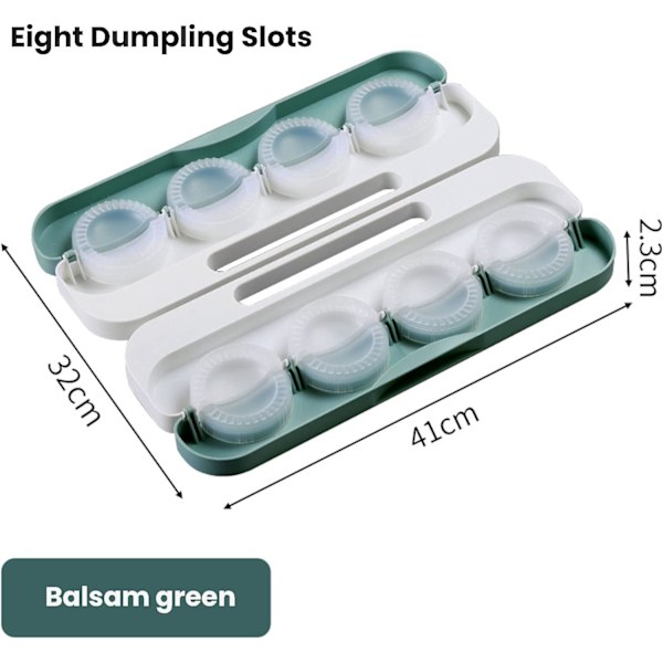 1 stk (Grøn) 8-i-1 Dumpling Maker Doven Specialværktøj til Fremstilling