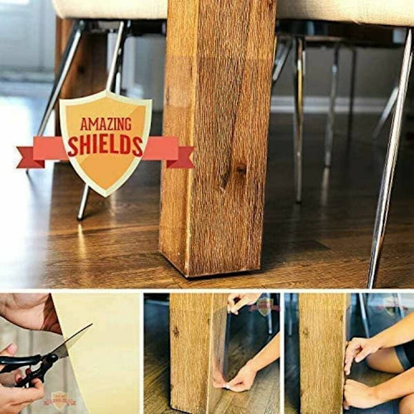 Møbelbeskyttelse til katte mod ridser, beskyttelse mod ridser, sofabeskyttelse til sofa, anti-katteklo, bord, transparent