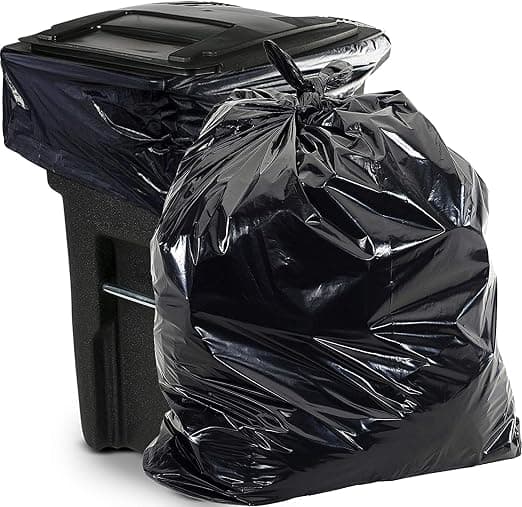 65cm lang x 95cm bred, Sort (Pakke med 45) Lav Densitets Plast