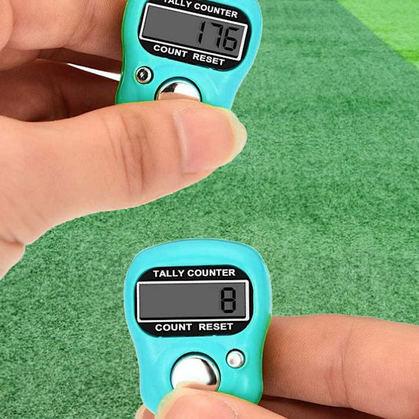 5 stk Mini LCD Digital Fingerteller Elektronisk Hånd