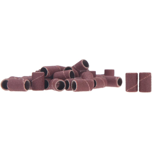 100 st Sander Bits Tips Sleeves Manikyr Tillbehör, 80 Grit