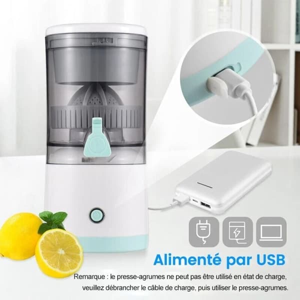 Håndfri elektrisk citruspresser til appelsin, citron, æble, tomat