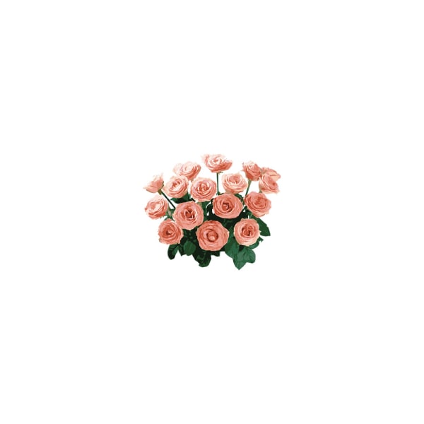 2 stk romantiske blomster soverom bryter klistremerker selvklebende