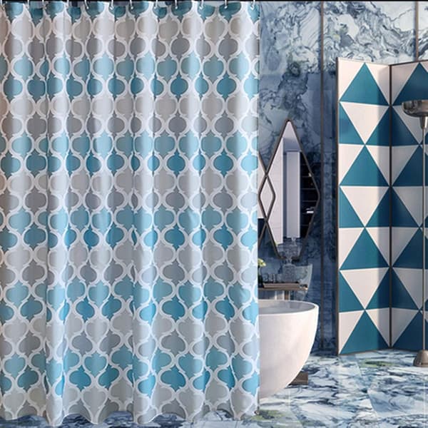 Duschdraperi Dekorativ Mögel- och Vattentålig Polyester
