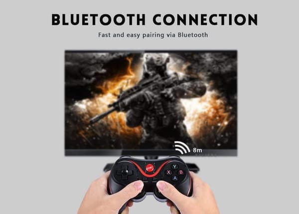 Langaton peliohjain, joystick-tuki Android-puhelimille, Sma