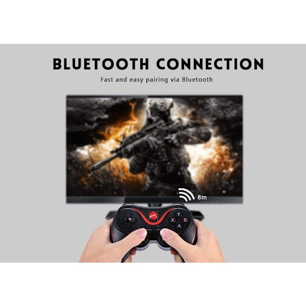 Trådløs spillkontroller Joystick-støtte for Android-telefon Sma