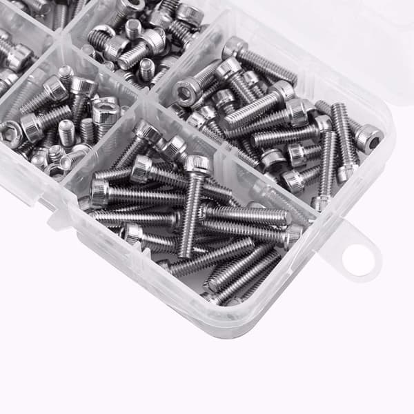 120 st M4x6/8/10/12/16/20 Rostfritt Stål Hexagon Socket Cap