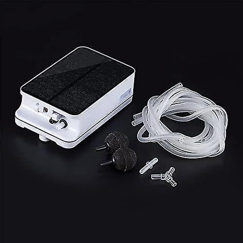 Solcells driven luftpump, syresättare och dammluftare kit