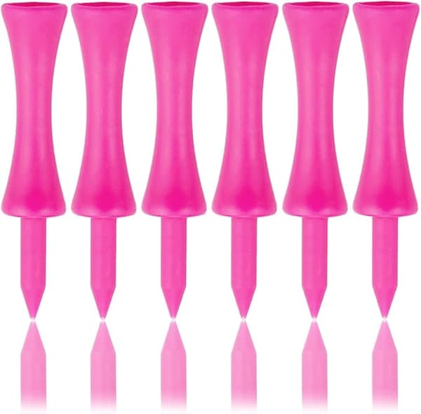 50 stk. 57mm Pink Plastik Golf Tees