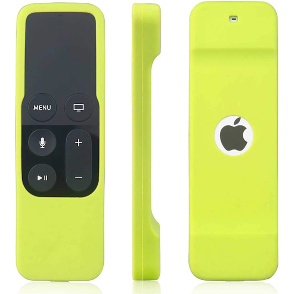 Silikon fjernkontroll kompatibel med Apple TV 4. generasjon (Syregrønn)