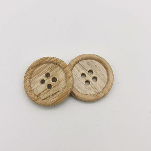 50 oliventre-knapper (25mm)