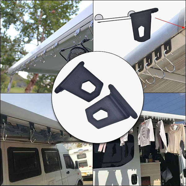 12 stk. Caravan Markisekroker Henger Organiser Markisekroker