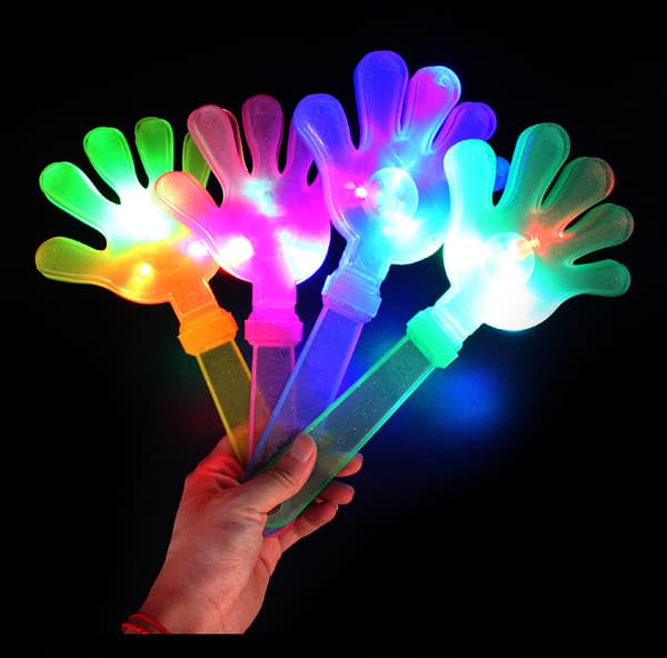 Mini Håndklapper, Blinkende LED Klapper Klappende Håndklapper