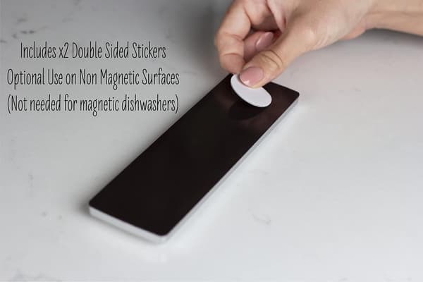 Diskmaskin Magnet Ren Smutsig Skylt