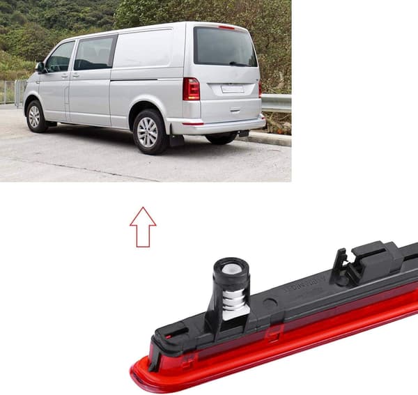 Jarrumäntävalot Multivan T5:lle, Volkswagen T5:lle, punainen