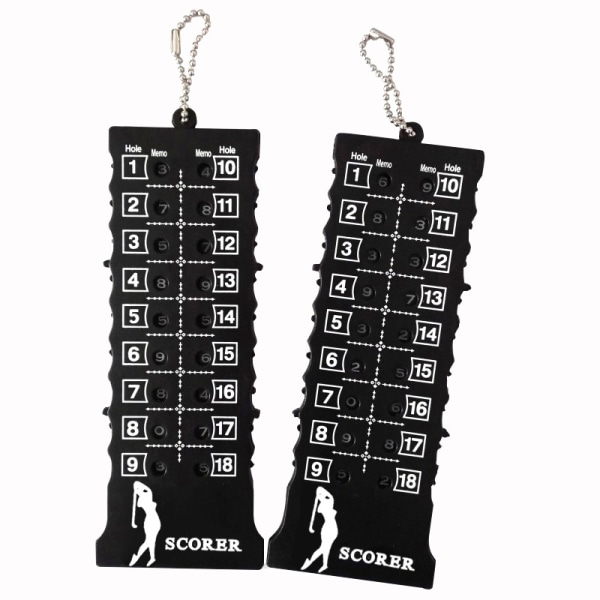 1 stk. Golf Bar Counter Lang 18 Hull Counter Kvadratisk Scoreboard