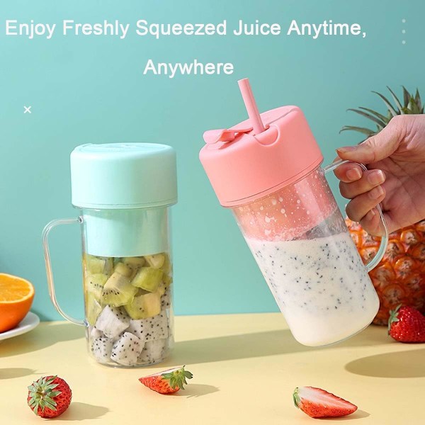 Bärbar Blender, 2024 Royadulex Bärbar USB Mini Blender Elektrisk Saftpressare, Laddningsbar Blender för Shakes, Mini Blender