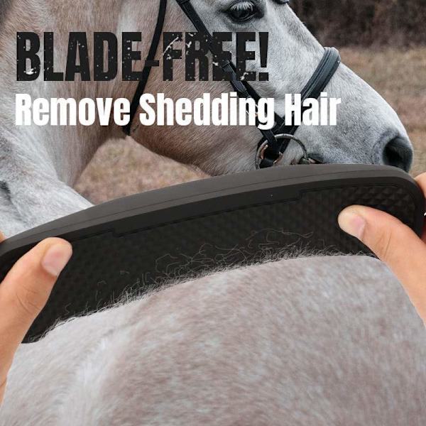 1 stk sort rideudstyr hestebørste bademassagebørste