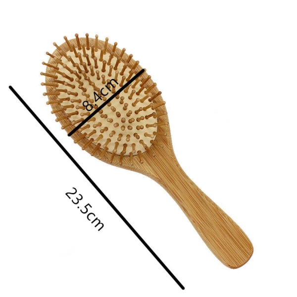 Hårborste - Naturlig hårborste för hårborste i bambu, för kvinnor,