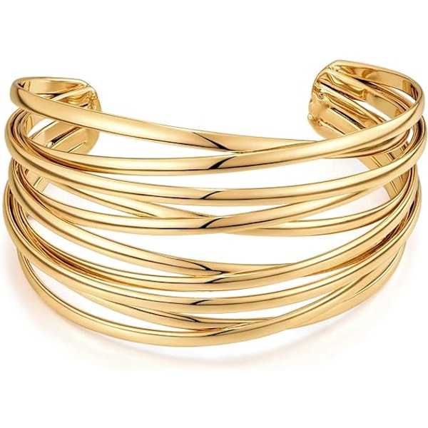 Vridna Guld Armband för Kvinnor Guld Kärleksarmband Guld Kvinnor Armband Trendigt Armband för Flickor Boho Armband Guld Smycken för Kvinnor