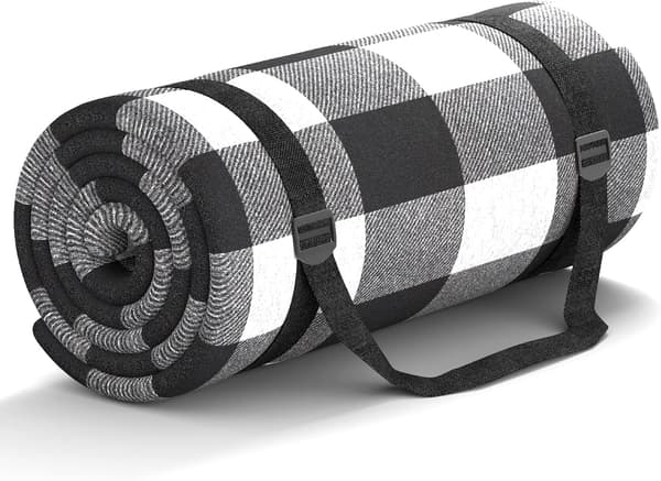 Picknickfilt 200x200cm, vattentät strandfilt, sandfri