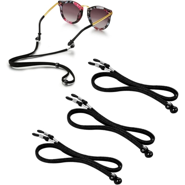 Brillerem med snor, 3 stk justerbare universelle briller