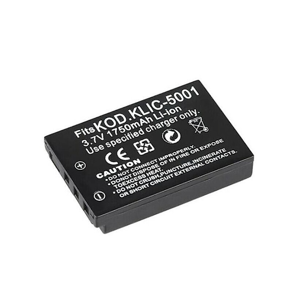 Erstatningsbatteri for Kodak Klic-5001 / Sanyo Db-l50 - Li-ion 3