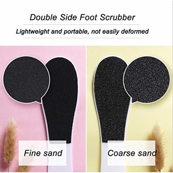 10 PCS Foot File Callus Remover, Double Sided Foot Scrubbers for