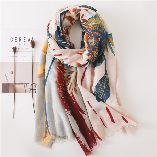Sjal for kvinner - skjerf, høst, sommer, vinter, elegant, varm
