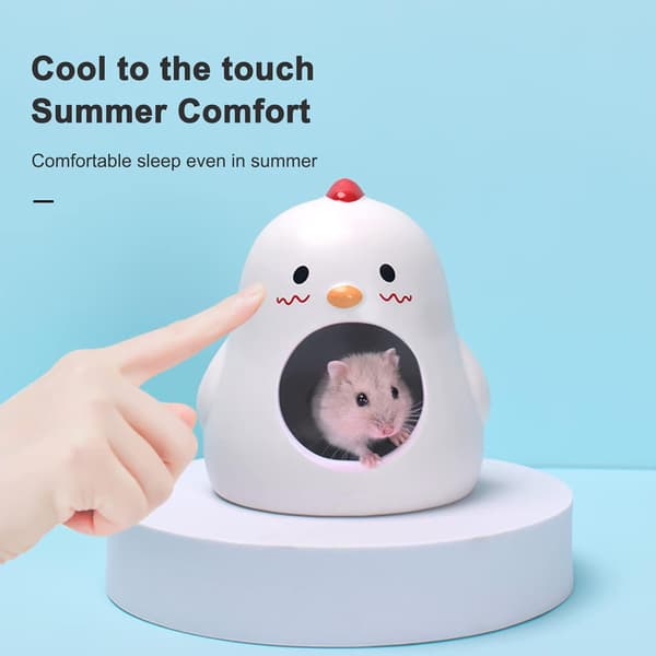 1 stycke(r) Keramiskt Hamsterhus, Kycklingformat Hamsterbo