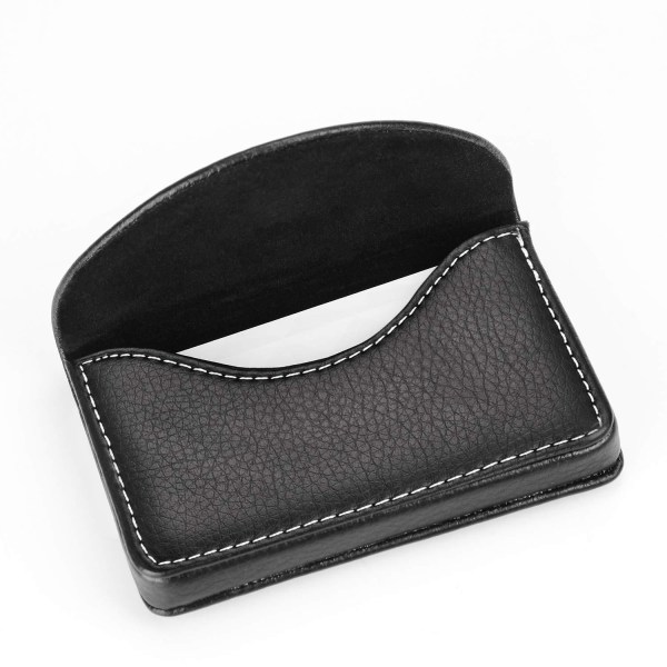 Leather business card holder - card holder for men or women card